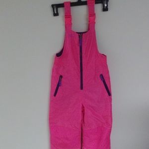 GIRLS CHAMPION SUSPENDER SNOW PANTS SZ M (7/8)